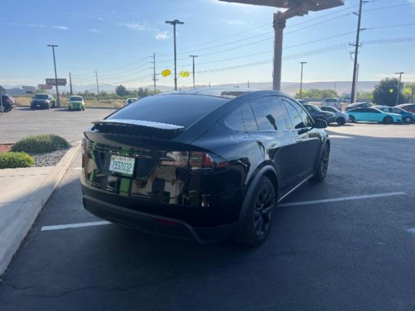 2024 Solid Black /Black Tesla Model X Long Range (7SAXCBE55RF) with an ELECTRIC engine, Electric transmission, located at 1865 East Red Hills Pkwy, St. George, 84770, (435) 628-0023, 37.120850, -113.543640 - Photo#6