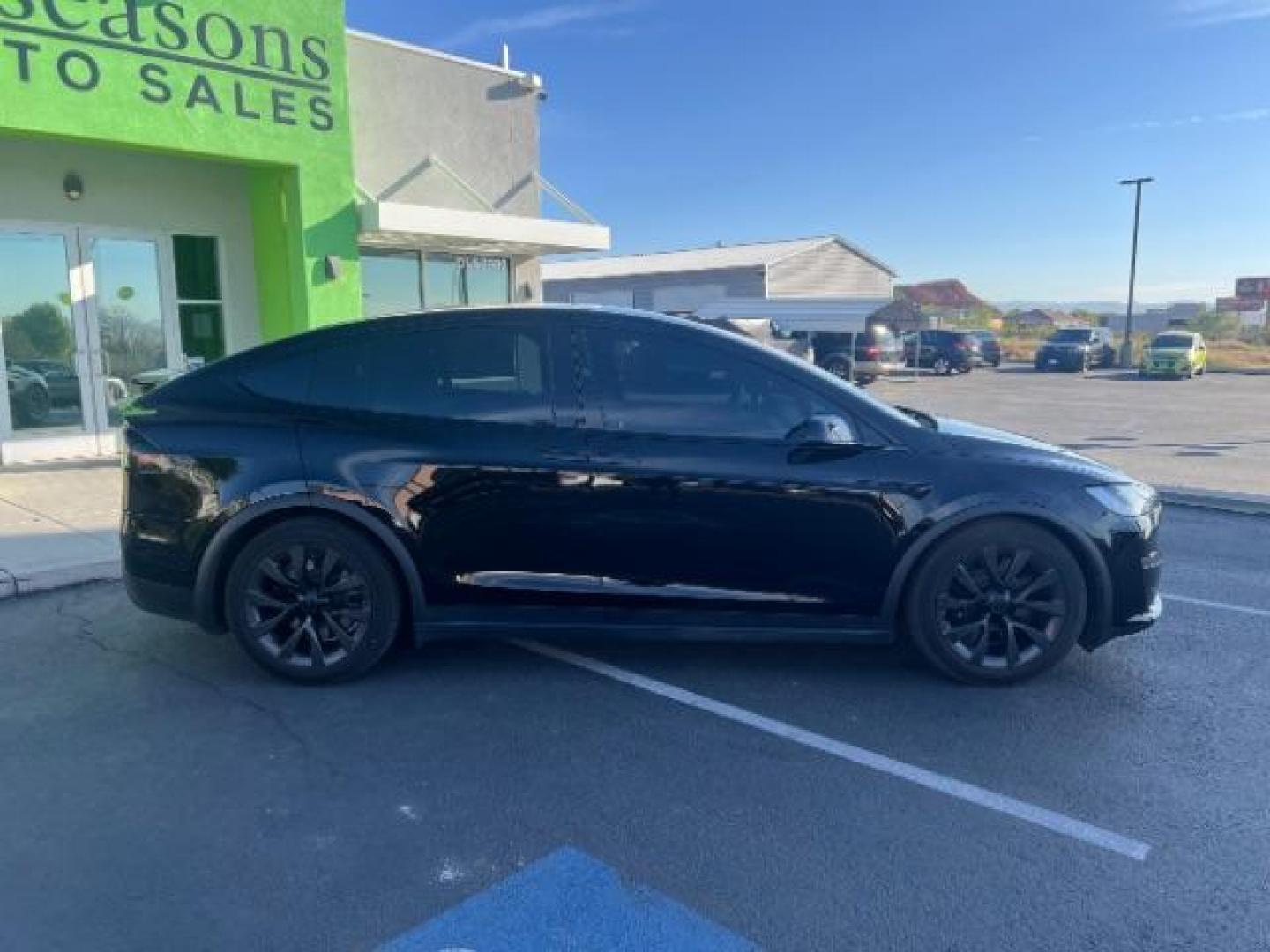2024 Solid Black /Black Tesla Model X Long Range (7SAXCBE55RF) with an ELECTRIC engine, Electric transmission, located at 1865 East Red Hills Pkwy, St. George, 84770, (435) 628-0023, 37.120850, -113.543640 - Photo#7