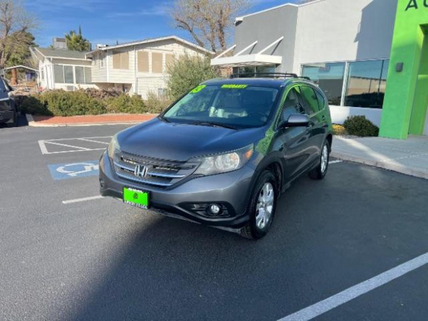 2013 Urban Titanium Metallic /Black Leather Interior Honda CR-V EX-L 4WD 5-Speed AT (2HKRM4H71DH) with an 2.4L L4 DOHC 16V engine, 5-Speed Automatic transmission, located at 940 North Main Street, Cedar City, UT, 84720, (435) 628-0023, 37.692936, -113.061897 - Photo#2