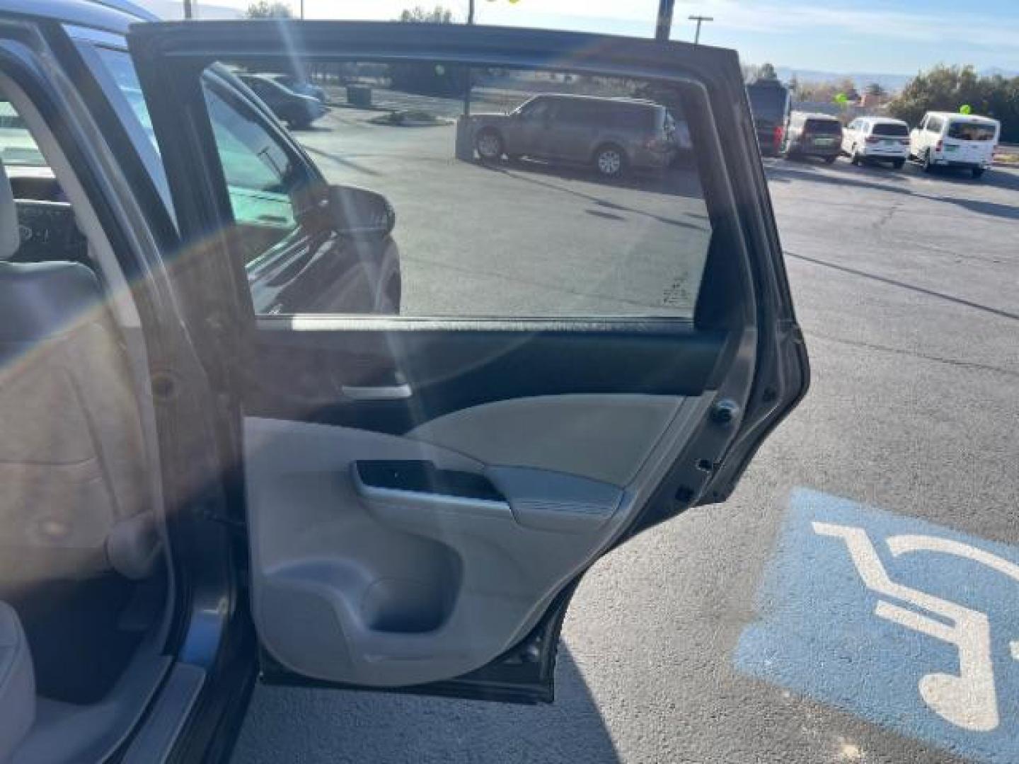 2013 Urban Titanium Metallic /Black Leather Interior Honda CR-V EX-L 4WD 5-Speed AT (2HKRM4H71DH) with an 2.4L L4 DOHC 16V engine, 5-Speed Automatic transmission, located at 940 North Main Street, Cedar City, UT, 84720, (435) 628-0023, 37.692936, -113.061897 - Photo#24