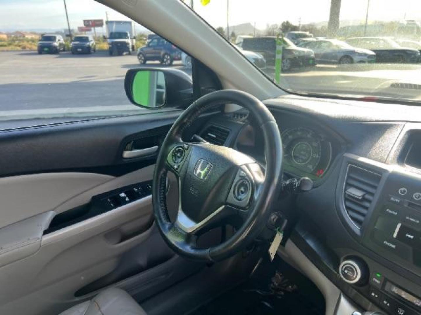 2013 Urban Titanium Metallic /Black Leather Interior Honda CR-V EX-L 4WD 5-Speed AT (2HKRM4H71DH) with an 2.4L L4 DOHC 16V engine, 5-Speed Automatic transmission, located at 940 North Main Street, Cedar City, UT, 84720, (435) 628-0023, 37.692936, -113.061897 - Photo#29