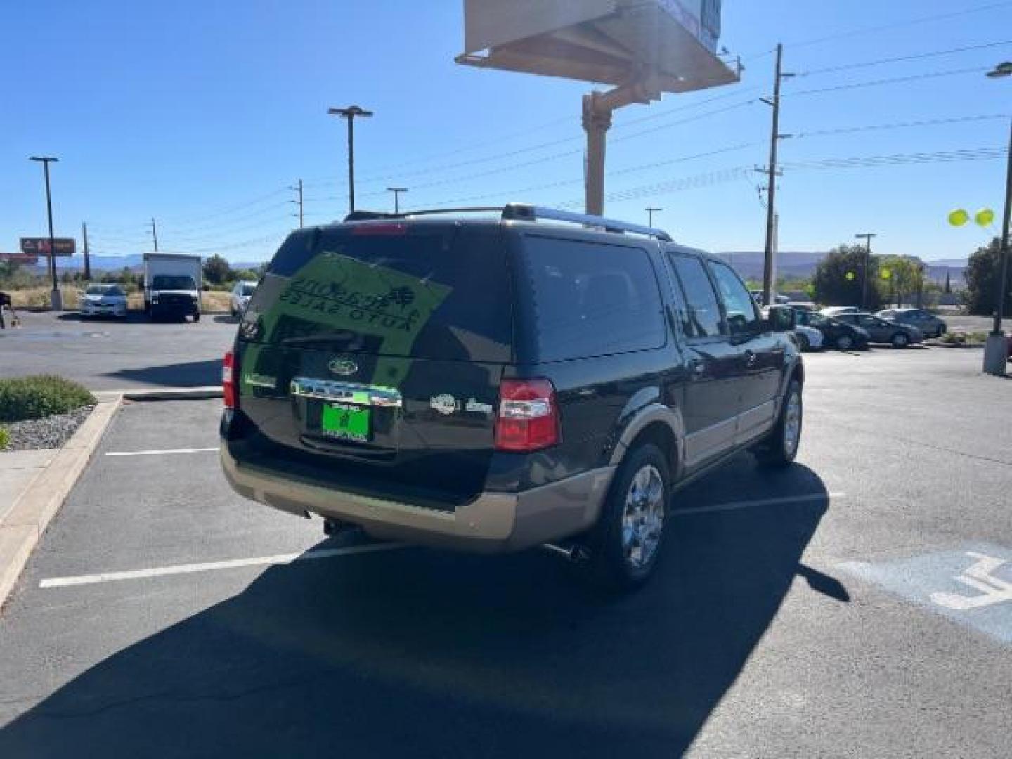 2013 Tuxedo Black Metallic /Charcoal Black/King Ranch(R) Red Leather Interior Ford Expedition EL King Ranch 4WD (1FMJK1J59DE) with an 5.4L V8 SOHC 16V FFV engine, 6-Speed Automatic transmission, located at 1865 East Red Hills Pkwy, St. George, 84770, (435) 628-0023, 37.120850, -113.543640- Photo#6