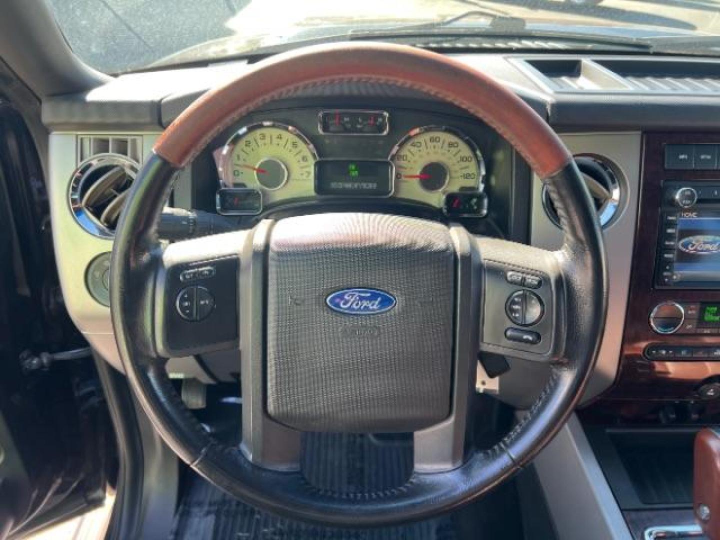 2013 Tuxedo Black Metallic /Charcoal Black/King Ranch(R) Red Leather Interior Ford Expedition EL King Ranch 4WD (1FMJK1J59DE) with an 5.4L V8 SOHC 16V FFV engine, 6-Speed Automatic transmission, located at 1865 East Red Hills Pkwy, St. George, 84770, (435) 628-0023, 37.120850, -113.543640- Photo#15