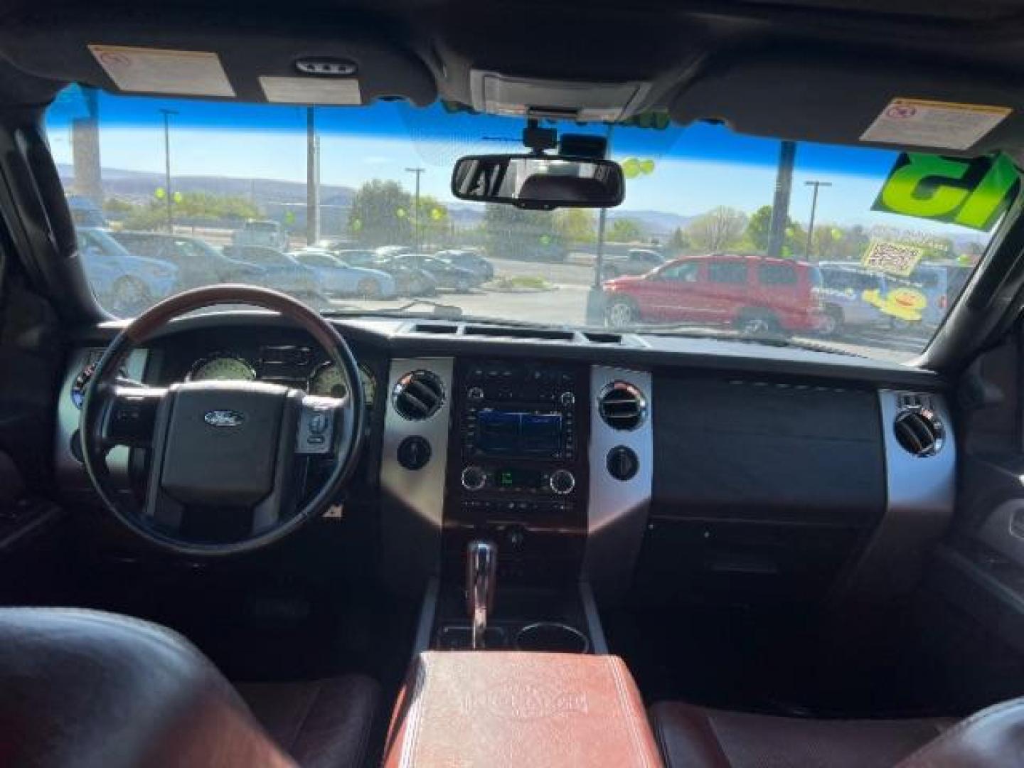 2013 Tuxedo Black Metallic /Charcoal Black/King Ranch(R) Red Leather Interior Ford Expedition EL King Ranch 4WD (1FMJK1J59DE) with an 5.4L V8 SOHC 16V FFV engine, 6-Speed Automatic transmission, located at 1865 East Red Hills Pkwy, St. George, 84770, (435) 628-0023, 37.120850, -113.543640- Photo#23