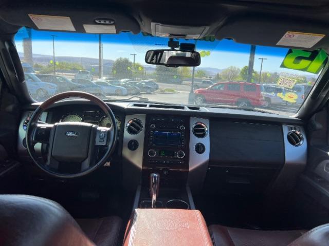 2013 Tuxedo Black Metallic /Charcoal Black/King Ranch(R) Red Leather Interior Ford Expedition EL King Ranch 4WD (1FMJK1J59DE) with an 5.4L V8 SOHC 16V FFV engine, 6-Speed Automatic transmission, located at 940 North Main Street, Cedar City, UT, 84720, (435) 628-0023, 37.692936, -113.061897 - We specialize in helping ALL people get the best financing available. No matter your credit score, good, bad or none we can get you an amazing rate. Had a bankruptcy, divorce, or repossessions? We give you the green light to get your credit back on the road. Low down and affordable payments that fit - Photo#23