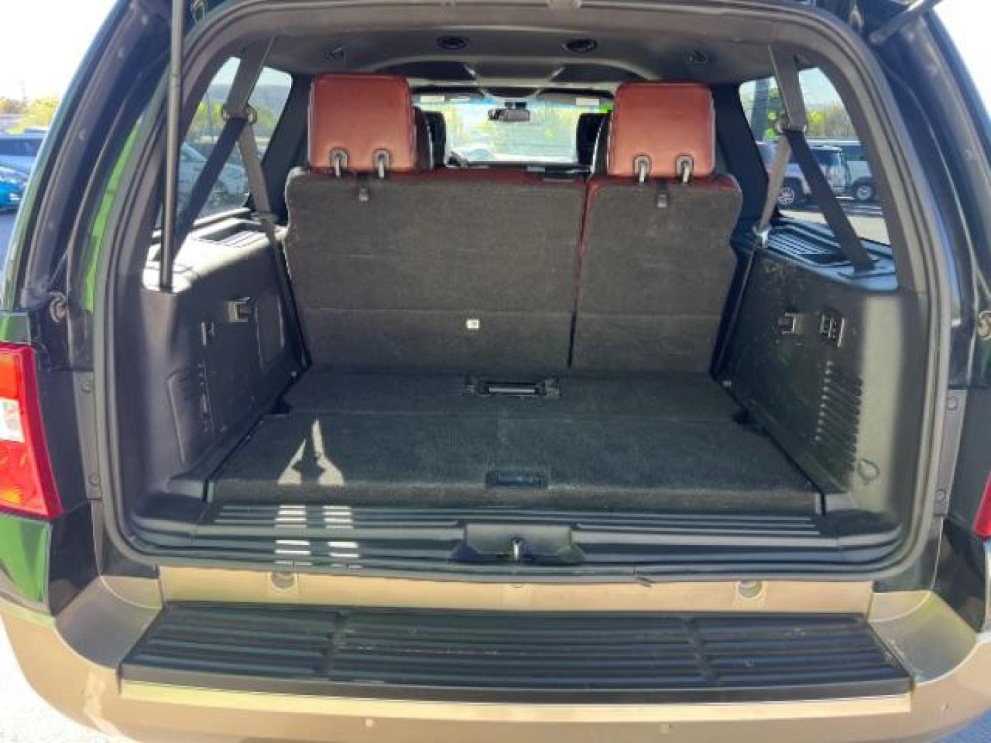 2013 Tuxedo Black Metallic /Charcoal Black/King Ranch(R) Red Leather Interior Ford Expedition EL King Ranch 4WD (1FMJK1J59DE) with an 5.4L V8 SOHC 16V FFV engine, 6-Speed Automatic transmission, located at 1865 East Red Hills Pkwy, St. George, 84770, (435) 628-0023, 37.120850, -113.543640- Photo#27