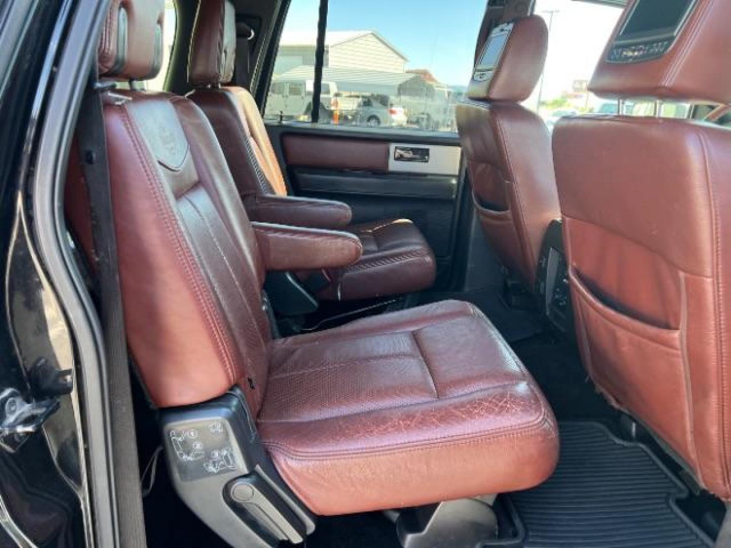 2013 Tuxedo Black Metallic /Charcoal Black/King Ranch(R) Red Leather Interior Ford Expedition EL King Ranch 4WD (1FMJK1J59DE) with an 5.4L V8 SOHC 16V FFV engine, 6-Speed Automatic transmission, located at 1865 East Red Hills Pkwy, St. George, 84770, (435) 628-0023, 37.120850, -113.543640- Photo#29
