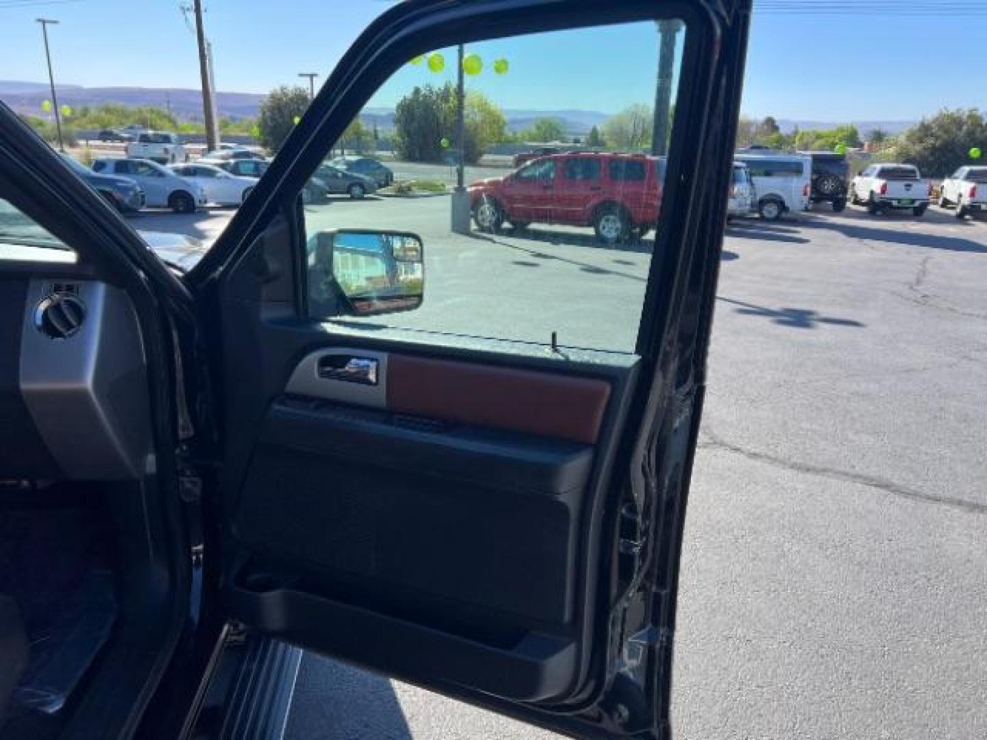 2013 Tuxedo Black Metallic /Charcoal Black/King Ranch(R) Red Leather Interior Ford Expedition EL King Ranch 4WD (1FMJK1J59DE) with an 5.4L V8 SOHC 16V FFV engine, 6-Speed Automatic transmission, located at 1865 East Red Hills Pkwy, St. George, 84770, (435) 628-0023, 37.120850, -113.543640- Photo#30