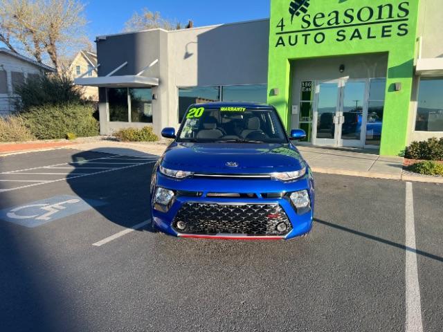 2020 Neptune Blue /Black Kia Soul GT-Line (KNDJ63AU1L7) with an 2L I-4 DOHC engine, Automatic transmission, located at 1865 East Red Hills Pkwy, St. George, 84770, (435) 628-0023, 37.120850, -113.543640 - We specialize in helping ALL people get the best financing available. No matter your credit score, good, bad or none we can get you an amazing rate. Had a bankruptcy, divorce, or repossessions? We give you the green light to get your credit back on the road. Low down and affordable payments that fit - Photo#1