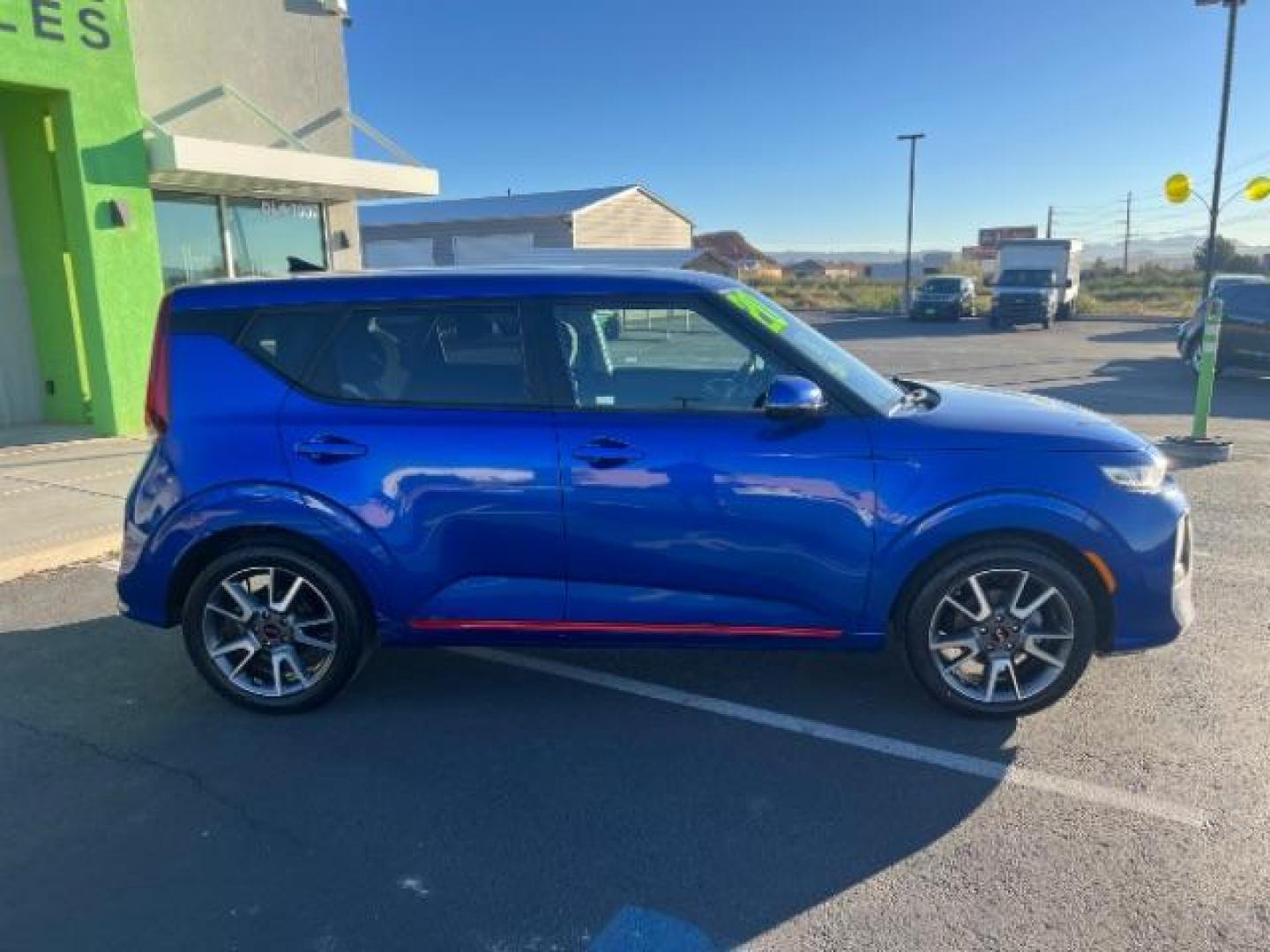 2020 Neptune Blue /Black Kia Soul GT-Line (KNDJ63AU1L7) with an 2L I-4 DOHC engine, Automatic transmission, located at 940 North Main Street, Cedar City, UT, 84720, (435) 628-0023, 37.692936, -113.061897 - We specialize in helping ALL people get the best financing available. No matter your credit score, good, bad or none we can get you an amazing rate. Had a bankruptcy, divorce, or repossessions? We give you the green light to get your credit back on the road. Low down and affordable payments that fit - Photo#7