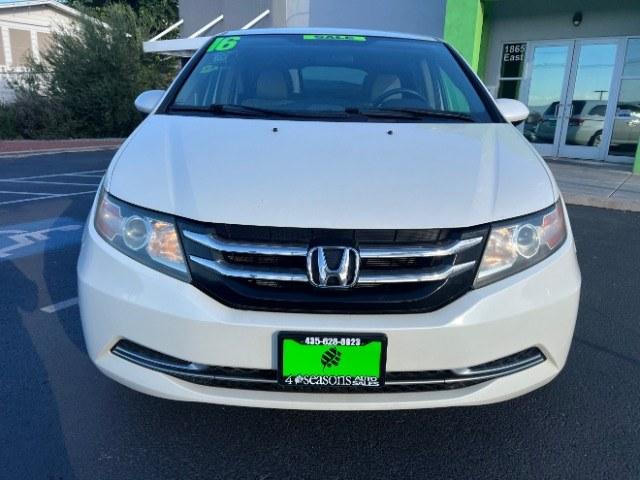 2016 White Diamond Pearl /Truffle Honda Odyssey EX (5FNRL5H41GB) with an 3.5L V-6 i-VTEC variable valve control engine, Automatic transmission, located at 1865 East Red Hills Pkwy, St. George, 84770, (435) 628-0023, 37.120850, -113.543640 - Versatile Southern Utah travel starts with this 2016 Honda Odyssey EX. Its 3.5L V6 engine, 6-speed automatic transmission, and front-wheel drive make it a smart fit for school runs, commuting, road trips, and everyday hauling. With 140000 miles, this Odyssey is ready for its next adventure. The EX- Photo#1