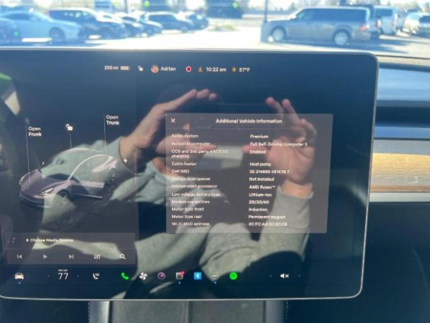 2022 Midnight Silver Metallic /Black Tesla Model 3 Long Range Dual Motor All-Wheel Drive (5YJ3E1EB8NF) with an ELECTRIC engine, Electric transmission, located at 1865 East Red Hills Pkwy, St. George, 84770, (435) 628-0023, 37.120850, -113.543640 - Photo#2