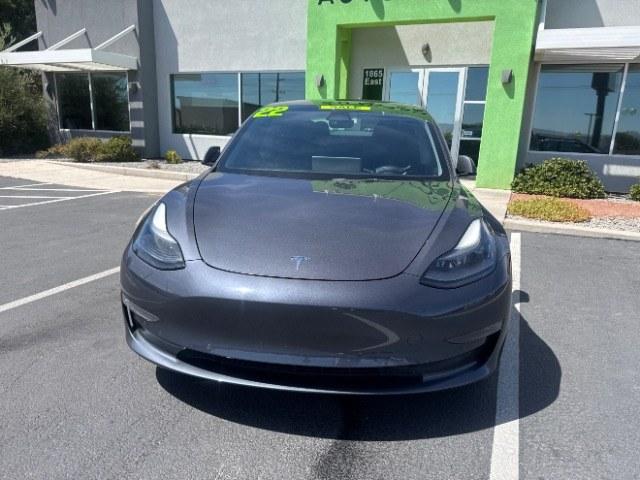2022 Midnight Silver Metallic /Black Tesla Model 3 Long Range Dual Motor All-Wheel Drive (5YJ3E1EB8NF) , located at 1865 East Red Hills Pkwy, St. George, 84770, (435) 628-0023, 37.120850, -113.543640 - 296- Photo#1