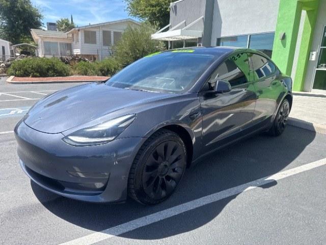 2022 Midnight Silver Metallic /Black Tesla Model 3 Long Range Dual Motor All-Wheel Drive (5YJ3E1EB8NF) , located at 1865 East Red Hills Pkwy, St. George, 84770, (435) 628-0023, 37.120850, -113.543640 - 296- Photo#2