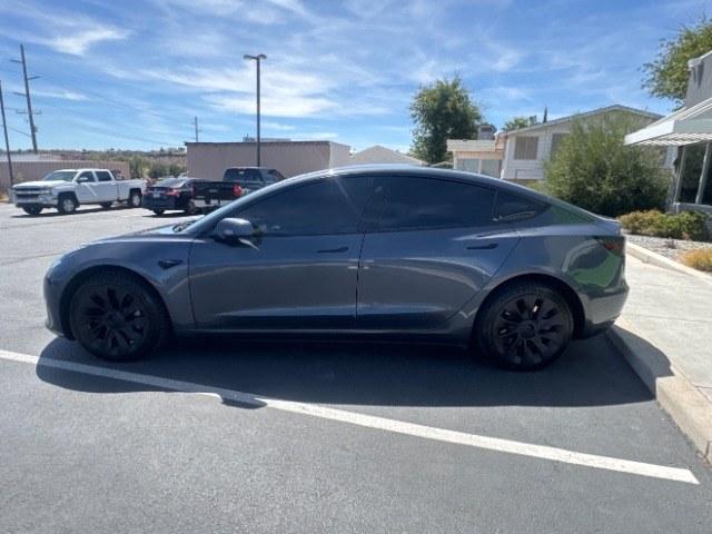 2022 Midnight Silver Metallic /Black Tesla Model 3 Long Range Dual Motor All-Wheel Drive (5YJ3E1EB8NF) , located at 1865 East Red Hills Pkwy, St. George, 84770, (435) 628-0023, 37.120850, -113.543640 - 296- Photo#3