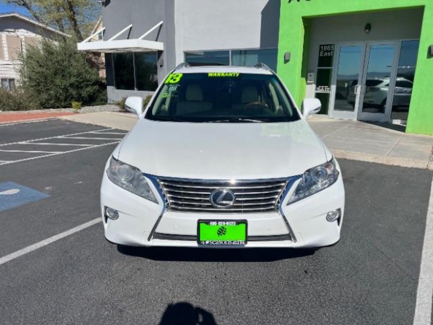 2013 Starfire Pearl /Saddle Tan Lexus RX 350 F Sport (2T2BK1BA3DC) with an 3.5L V-6 DOHC engine, Automatic transmission, located at 940 North Main Street, Cedar City, UT, 84720, (435) 628-0023, 37.692936, -113.061897 - Photo#1