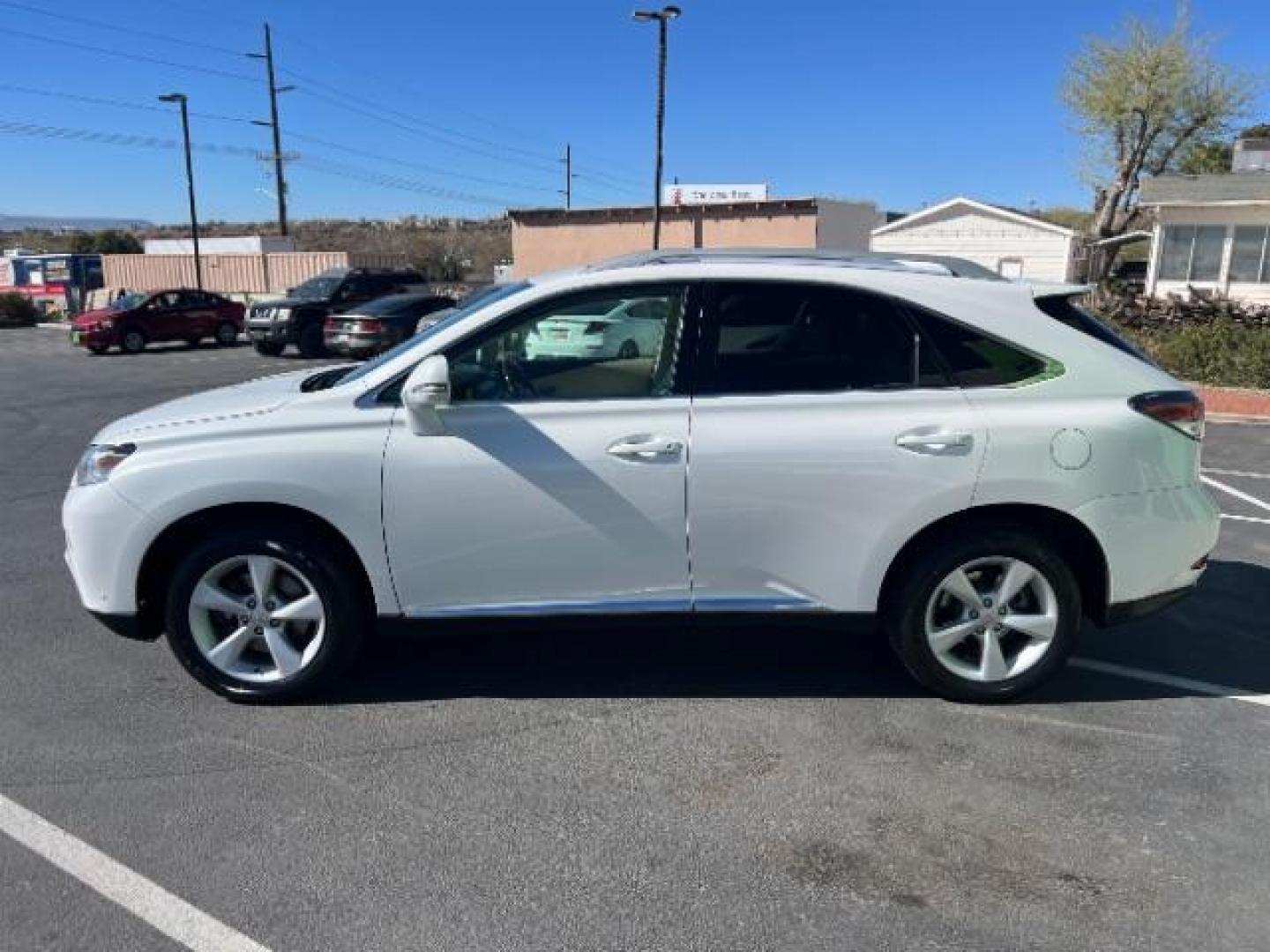 2013 Starfire Pearl /Saddle Tan Lexus RX 350 F Sport (2T2BK1BA3DC) with an 3.5L V-6 DOHC engine, Automatic transmission, located at 940 North Main Street, Cedar City, UT, 84720, (435) 628-0023, 37.692936, -113.061897 - Photo#3