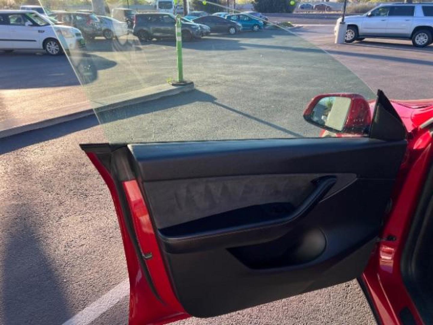 2021 Red Multi-Coat /Black Tesla Model Y Long Range Dual Motor All-Wheel Drive (5YJYGAEE4MF) with an ELECTRIC engine, Electric transmission, located at 1865 East Red Hills Pkwy, St. George, 84770, (435) 628-0023, 37.120850, -113.543640 - Photo#14