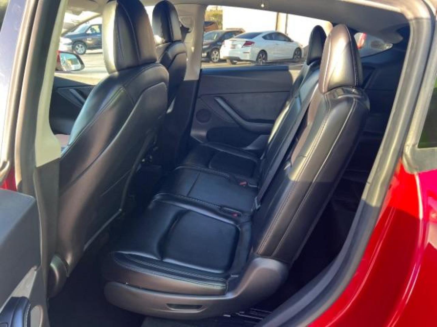 2021 Red Multi-Coat /Black Tesla Model Y Long Range Dual Motor All-Wheel Drive (5YJYGAEE4MF) with an ELECTRIC engine, Electric transmission, located at 1865 East Red Hills Pkwy, St. George, 84770, (435) 628-0023, 37.120850, -113.543640 - Photo#21