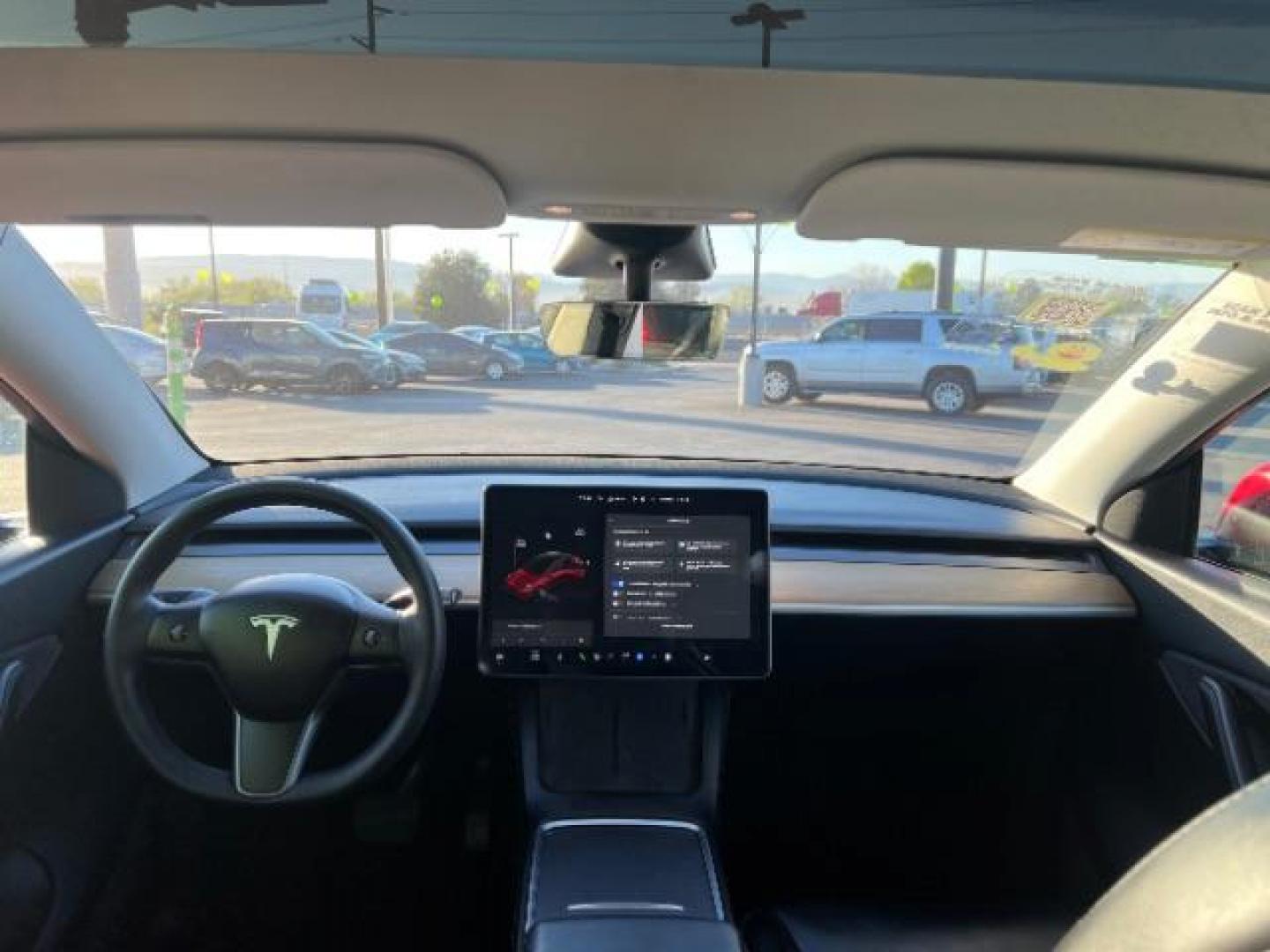 2021 Red Multi-Coat /Black Tesla Model Y Long Range Dual Motor All-Wheel Drive (5YJYGAEE4MF) with an ELECTRIC engine, Electric transmission, located at 1865 East Red Hills Pkwy, St. George, 84770, (435) 628-0023, 37.120850, -113.543640 - Photo#22
