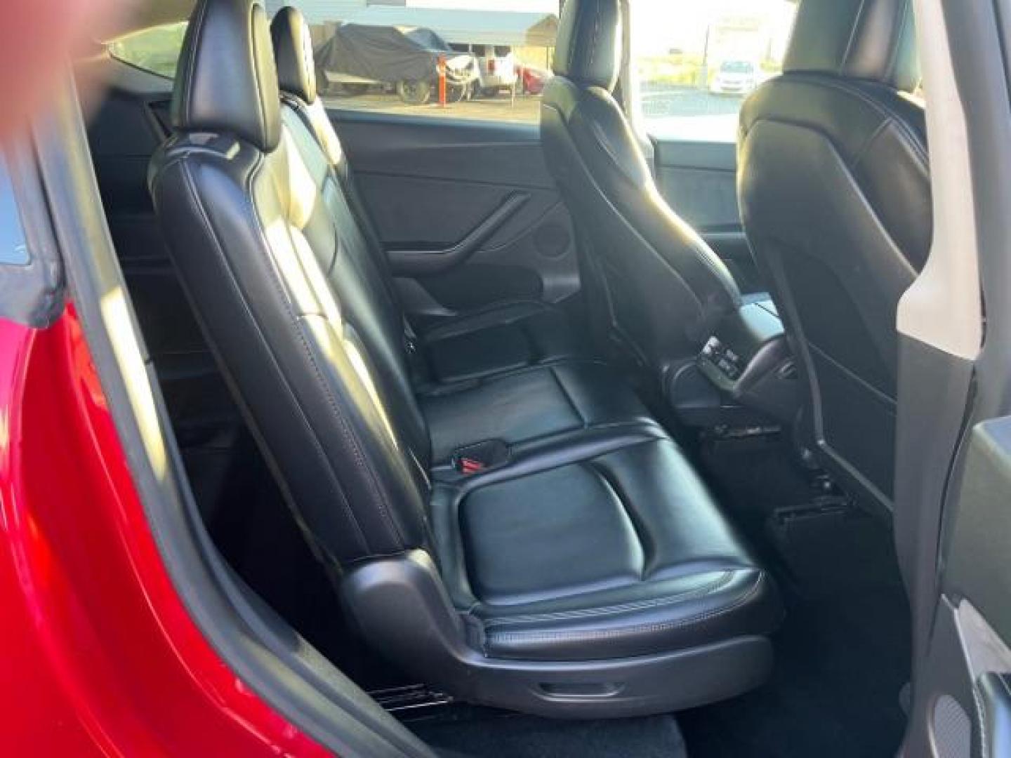 2021 Red Multi-Coat /Black Tesla Model Y Long Range Dual Motor All-Wheel Drive (5YJYGAEE4MF) with an ELECTRIC engine, Electric transmission, located at 1865 East Red Hills Pkwy, St. George, 84770, (435) 628-0023, 37.120850, -113.543640 - Photo#27