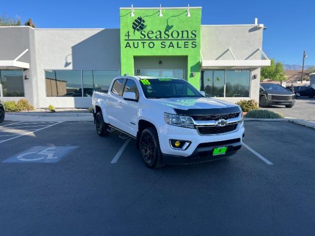 2018 Summit White /Jet Black/Dark Ash Chevrolet Colorado LT (1GCGSCEN7J1) , Automatic transmission, located at 1865 East Red Hills Pkwy, St. George, 84770, (435) 628-0023, 37.120850, -113.543640 - We specialize in helping ALL people get the best financing available. No matter your credit score, good, bad or none we can get you an amazing rate. Had a bankruptcy, divorce, or repossessions? We give you the green light to get your credit back on the road. Low down and affordable payments that fit - Photo#0