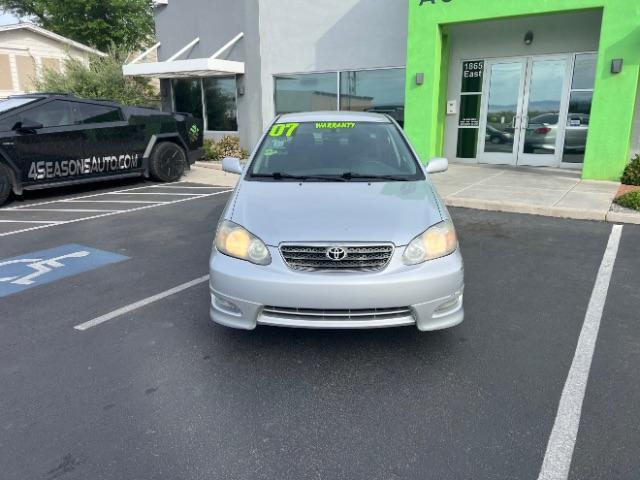 2007 Silver Streak Mica /Stone Toyota Corolla CE | S | LE (1NXBR32E97Z) with an 1.8L I-4 DOHC engine, MANUAL transmission, located at 940 North Main Street, Cedar City, UT, 84720, (435) 628-0023, 37.692936, -113.061897 - If you are looking for a reliable, fuel-efficient sedan that is easy on the wallet, this 2007 Toyota Corolla is a fantastic choice! Known for their legendary reliability, Corollas just keep going and going. This one comes loaded with air conditioning, leather seats, leather steering wheel, alloy whe - Photo#1