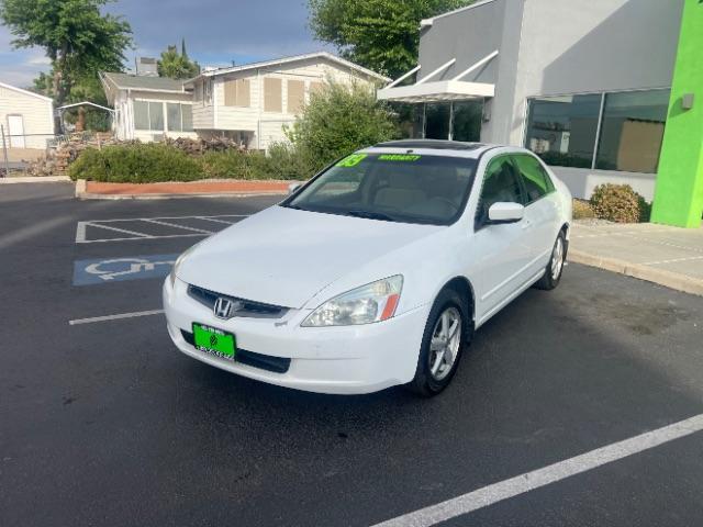 2003 Taffeta White /Ivory Honda Accord 2.4 EX (1HGCM56673A) with an 2.4L I-4 DOHC engine, Automatic transmission, located at 940 North Main Street, Cedar City, UT, 84720, (435) 628-0023, 37.692936, -113.061897 - We specialize in helping ALL people get the best financing available. No matter your credit score, good, bad or none we can get you an amazing rate. Had a bankruptcy, divorce, or repossessions? We give you the green light to get your credit back on the road. Low down and affordable payments that fit - Photo#2