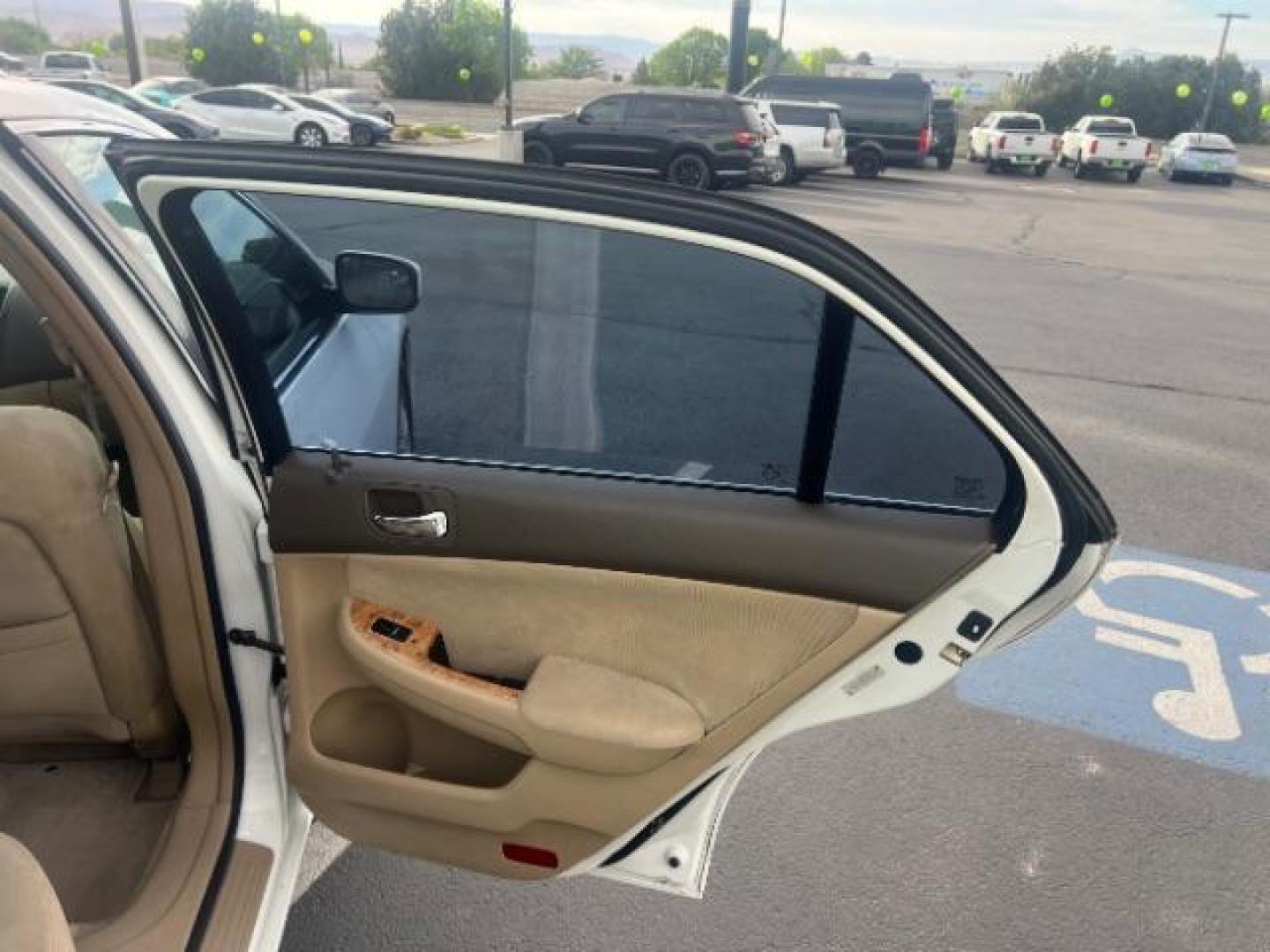 2003 Taffeta White /Ivory Honda Accord 2.4 EX (1HGCM56673A) with an 2.4L I-4 DOHC engine, Automatic transmission, located at 940 North Main Street, Cedar City, UT, 84720, (435) 628-0023, 37.692936, -113.061897 - We specialize in helping ALL people get the best financing available. No matter your credit score, good, bad or none we can get you an amazing rate. Had a bankruptcy, divorce, or repossessions? We give you the green light to get your credit back on the road. Low down and affordable payments that fit - Photo#25
