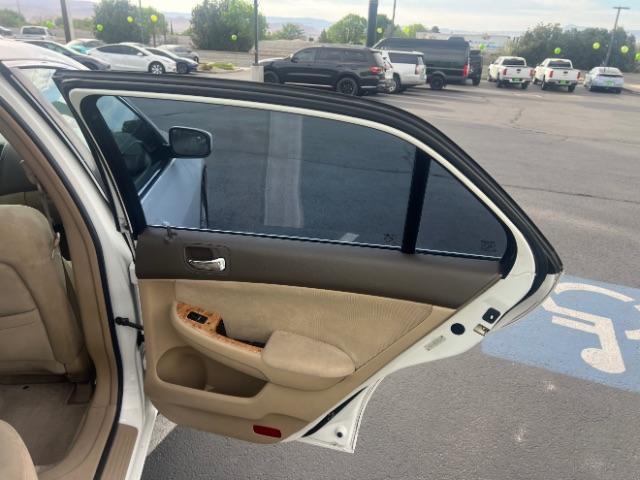 2003 Taffeta White /Ivory Honda Accord 2.4 EX (1HGCM56673A) with an 2.4L I-4 DOHC engine, Automatic transmission, located at 940 North Main Street, Cedar City, UT, 84720, (435) 628-0023, 37.692936, -113.061897 - We specialize in helping ALL people get the best financing available. No matter your credit score, good, bad or none we can get you an amazing rate. Had a bankruptcy, divorce, or repossessions? We give you the green light to get your credit back on the road. Low down and affordable payments that fit - Photo#25