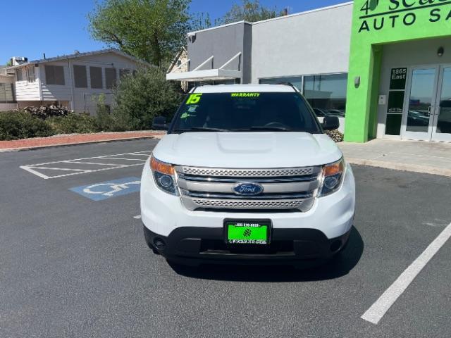2015 White /Black Ford Explorer Base FWD (1FM5K7B88FG) , Automatic transmission, located at 940 North Main Street, Cedar City, UT, 84720, (435) 628-0023, 37.692936, -113.061897 - We specialize in helping ALL people get the best financing available. No matter your credit score, good, bad or none we can get you an amazing rate. Had a bankruptcy, divorce, or repossessions? We give you the green light to get your credit back on the road. Low down and affordable payments that fit - Photo#1