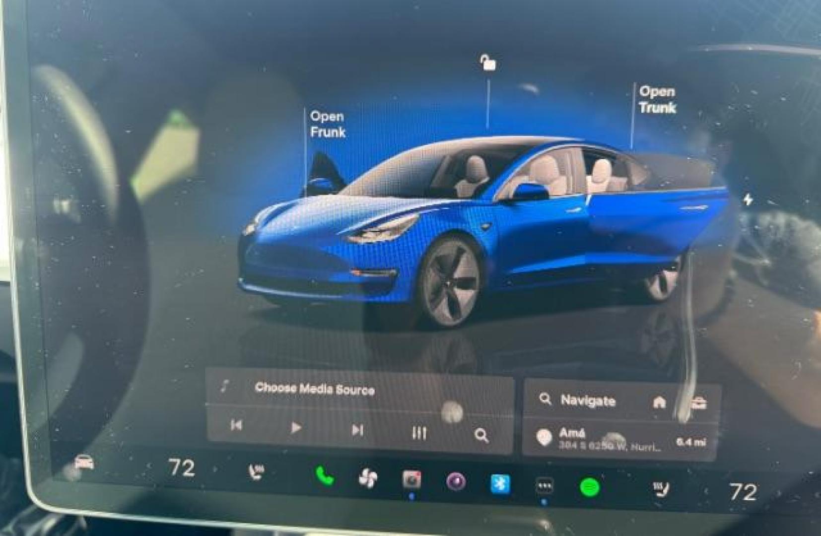 2022 Deep Blue Metallic /White/Black Tesla Model 3 Long Range Dual Motor All-Wheel Drive (5YJ3E1EB7NF) with an ELECTRIC engine, Electric transmission, located at 1865 East Red Hills Pkwy, St. George, 84770, (435) 628-0023, 37.120850, -113.543640 - Excellent Tesla Model 3 Long Range All Wheel Drive with White interior! HW3. Inside and outside in great shape. Tires are good. All our Teslas come with charging kit. Battery is near new. Gets 305 on full charge. Clean title, no accidents Still has remaining 120k mile Tesla warranty on battery a - Photo#20