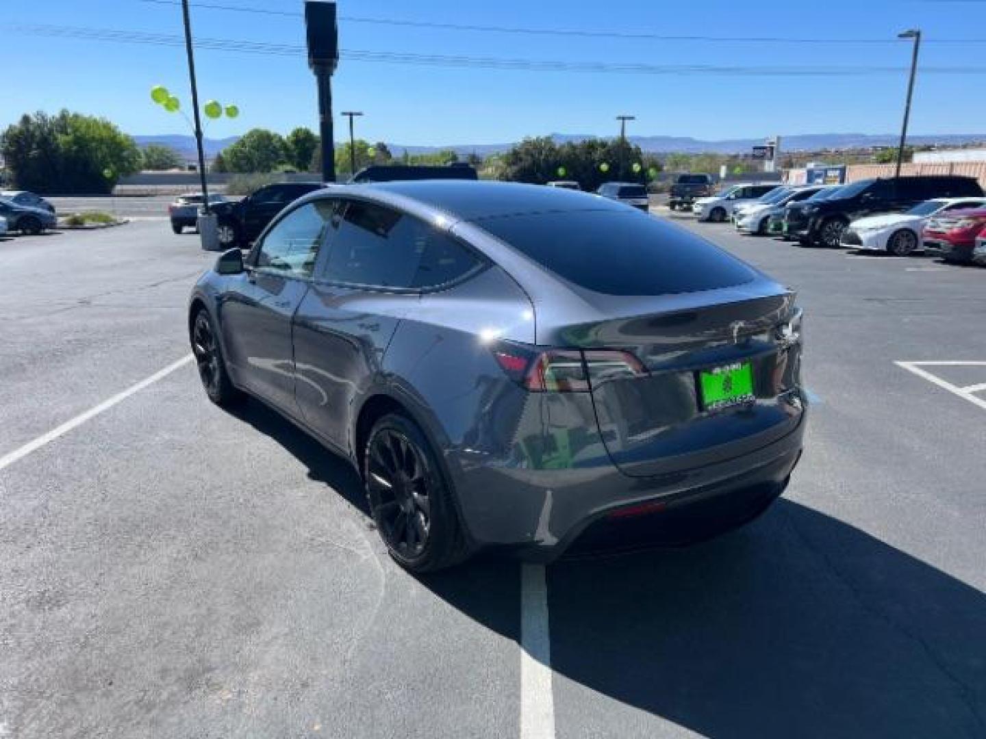 2021 Midnight Silver Metallic /Black Tesla Model Y Long Range Dual Motor All-Wheel Drive (5YJYGDEE0MF) with an ELECTRIC engine, Electric transmission, located at 1865 East Red Hills Pkwy, St. George, 84770, (435) 628-0023, 37.120850, -113.543640 - Excellent Tesla Model Y Long Range All Wheel Drive with Full Self Driving Paid for. Thats a $8k add on that is no longer avilable from Tesla. HW3. Inside and outside in great shape. Has PPF on front and Yoke steering wheel. Tires are good. All our Teslas come with charging kit. Battery is healthy. - Photo#6
