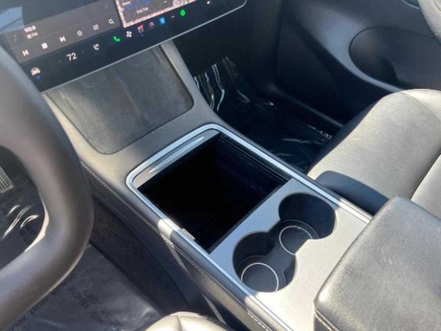 2021 Midnight Silver Metallic /Black Tesla Model Y Long Range Dual Motor All-Wheel Drive (5YJYGDEE0MF) with an ELECTRIC engine, Electric transmission, located at 1865 East Red Hills Pkwy, St. George, 84770, (435) 628-0023, 37.120850, -113.543640 - Excellent Tesla Model Y Long Range All Wheel Drive with Full Self Driving Paid for. Thats a $8k add on that is no longer avilable from Tesla. HW3. Inside and outside in great shape. Has PPF on front and Yoke steering wheel. Tires are good. All our Teslas come with charging kit. Battery is healthy. - Photo#18