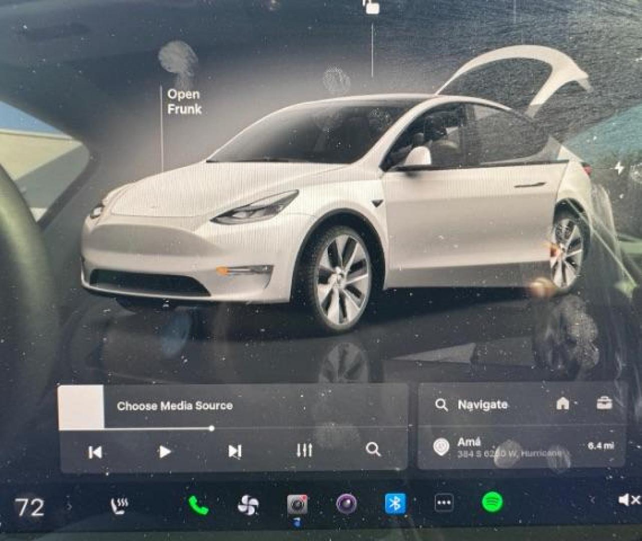 2023 Pearl White Multi-Coat /Black Tesla Model Y Long Range Dual Motor All-Wheel Drive | AWD (7SAYGAEE0PF) with an ELECTRIC engine, Electric transmission, located at 1865 East Red Hills Pkwy, St. George, 84770, (435) 628-0023, 37.120850, -113.543640 - Photo#15