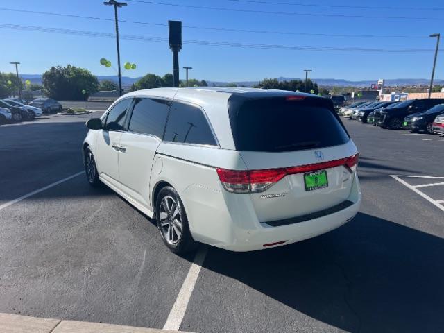 2014 White Diamond Pearl /Truffle Honda Odyssey Touring | Touring Elite (5FNRL5H99EB) with an 3.5L V-6 i-VTEC variable valve control engine, Automatic transmission, located at 1865 East Red Hills Pkwy, St. George, 84770, (435) 628-0023, 37.120850, -113.543640 - We specialize in helping ALL people get the best financing available. No matter your credit score, good, bad or none we can get you an amazing rate. Had a bankruptcy, divorce, or repossessions? We give you the green light to get your credit back on the road. Low down and affordable payments that fit - Photo#4