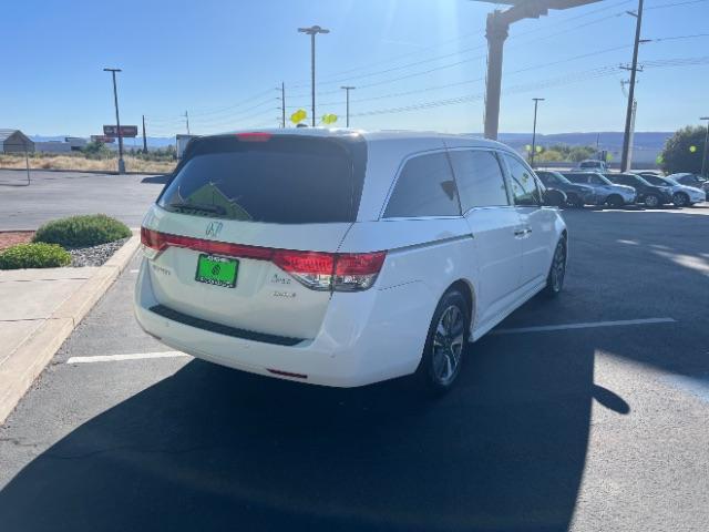 2014 White Diamond Pearl /Truffle Honda Odyssey Touring | Touring Elite (5FNRL5H99EB) with an 3.5L V-6 i-VTEC variable valve control engine, Automatic transmission, located at 1865 East Red Hills Pkwy, St. George, 84770, (435) 628-0023, 37.120850, -113.543640 - We specialize in helping ALL people get the best financing available. No matter your credit score, good, bad or none we can get you an amazing rate. Had a bankruptcy, divorce, or repossessions? We give you the green light to get your credit back on the road. Low down and affordable payments that fit - Photo#6