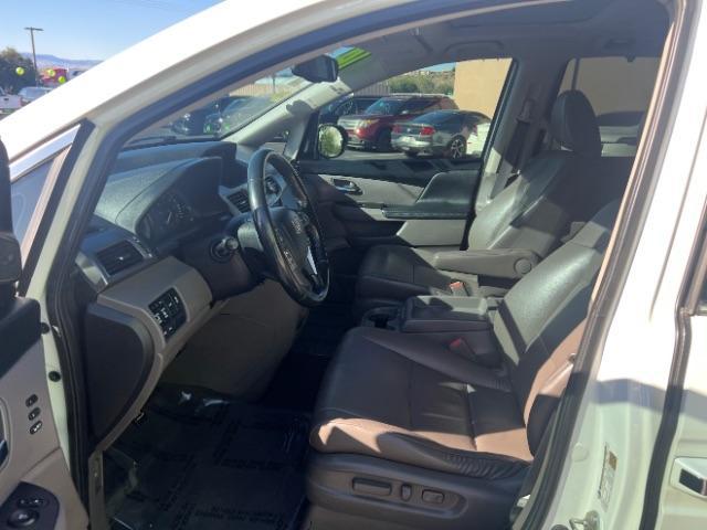2014 White Diamond Pearl /Truffle Honda Odyssey Touring | Touring Elite (5FNRL5H99EB) with an 3.5L V-6 i-VTEC variable valve control engine, Automatic transmission, located at 1865 East Red Hills Pkwy, St. George, 84770, (435) 628-0023, 37.120850, -113.543640 - We specialize in helping ALL people get the best financing available. No matter your credit score, good, bad or none we can get you an amazing rate. Had a bankruptcy, divorce, or repossessions? We give you the green light to get your credit back on the road. Low down and affordable payments that fit - Photo#14