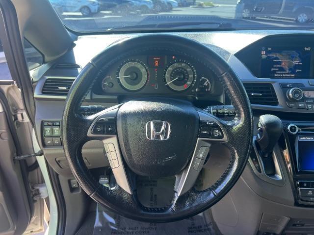 2014 White Diamond Pearl /Truffle Honda Odyssey Touring | Touring Elite (5FNRL5H99EB) with an 3.5L V-6 i-VTEC variable valve control engine, Automatic transmission, located at 1865 East Red Hills Pkwy, St. George, 84770, (435) 628-0023, 37.120850, -113.543640 - We specialize in helping ALL people get the best financing available. No matter your credit score, good, bad or none we can get you an amazing rate. Had a bankruptcy, divorce, or repossessions? We give you the green light to get your credit back on the road. Low down and affordable payments that fit - Photo#15