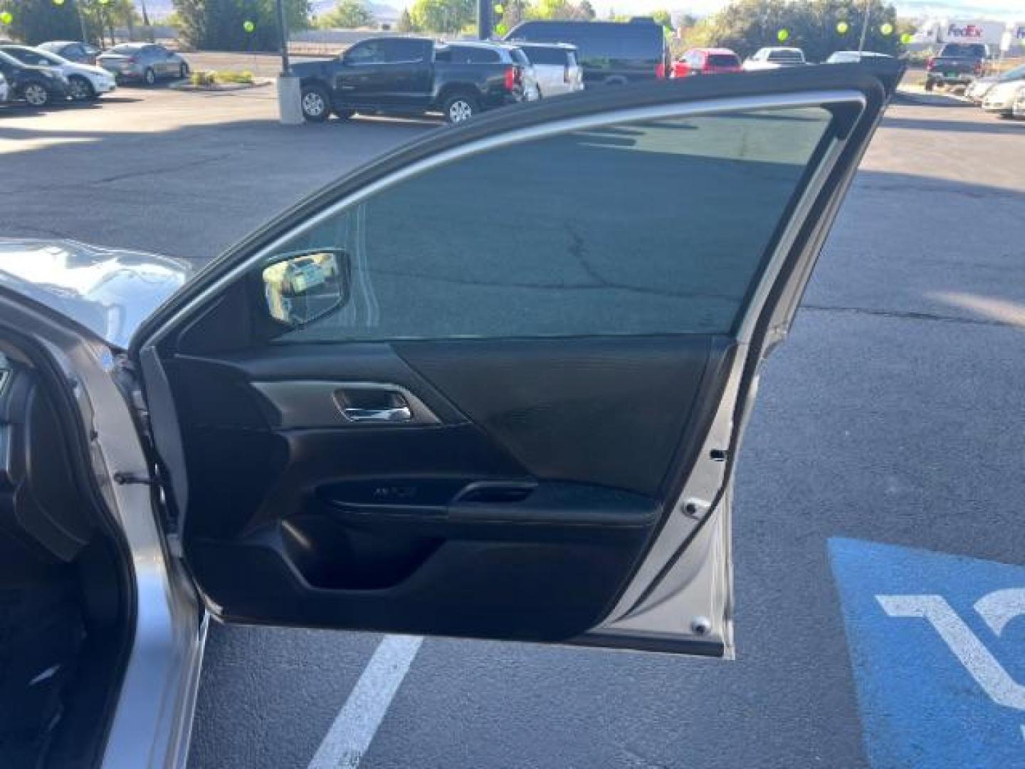 2015 Alabaster Silver Metallic /Gray Honda Accord LX (1HGCR2F3XFA) with an 2.4L I-4 gasoline direct injection engine, AUTOMATIC transmission, located at 940 North Main Street, Cedar City, UT, 84720, (435) 628-0023, 37.692936, -113.061897 - We specialize in helping ALL people get the best financing available. No matter your credit score, good, bad or none we can get you an amazing rate. Had a bankruptcy, divorce, or repossessions? We give you the green light to get your credit back on the road. Low down and affordable payments that fit - Photo#27