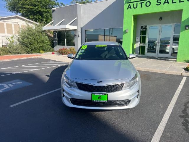2018 Sparkling Silver /Black Kia Optima LX (5XXGT4L3XJG) with an Theta II 2.4L I-4 gasoline direct injection engine, Automatic transmission, located at 1865 East Red Hills Pkwy, St. George, 84770, (435) 628-0023, 37.120850, -113.543640 - We specialize in helping ALL people get the best financing available. No matter your credit score, good, bad or none we can get you an amazing rate. Had a bankruptcy, divorce, or repossessions? We give you the green light to get your credit back on the road. Low down and affordable payments that fit - Photo#1