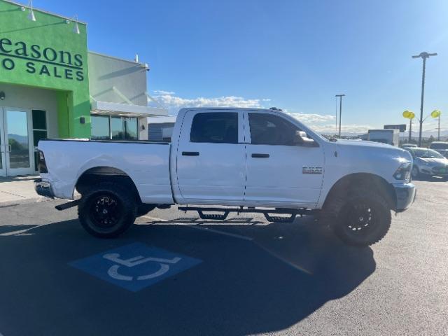 2018 Bright White Clearcoat /Diesel Gray/Black Ram 2500 Tradesman Crew Cab 4x4 6'4 Box (3C6UR5CJ5JG) with an HEMI 5.7L V-8 variable valve control engine, Automatic transmission, located at 940 North Main Street, Cedar City, UT, 84720, (435) 628-0023, 37.692936, -113.061897 - We specialize in helping ALL people get the best financing available. No matter your credit score, good, bad or none we can get you an amazing rate. Had a bankruptcy, divorce, or repossessions? We give you the green light to get your credit back on the road. Low down and affordable payments that fit - Photo#7