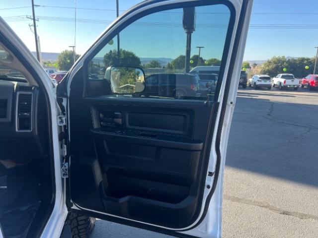 2018 Bright White Clearcoat /Diesel Gray/Black Ram 2500 Tradesman Crew Cab 4x4 6'4 Box (3C6UR5CJ5JG) with an HEMI 5.7L V-8 variable valve control engine, Automatic transmission, located at 940 North Main Street, Cedar City, UT, 84720, (435) 628-0023, 37.692936, -113.061897 - We specialize in helping ALL people get the best financing available. No matter your credit score, good, bad or none we can get you an amazing rate. Had a bankruptcy, divorce, or repossessions? We give you the green light to get your credit back on the road. Low down and affordable payments that fit - Photo#25