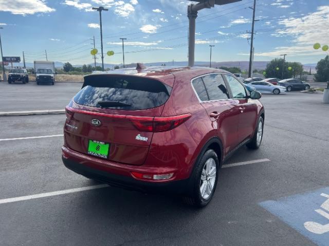 2017 Hyper Red /Black Kia Sportage LX (KNDPM3AC4H7) with an Theta II 2.4L I-4 gasoline direct injection engine, Automatic transmission, located at 1865 East Red Hills Pkwy, St. George, 84770, (435) 628-0023, 37.120850, -113.543640 - We specialize in helping ALL people get the best financing available. No matter your credit score, good, bad or none we can get you an amazing rate. Had a bankruptcy, divorce, or repossessions? We give you the green light to get your credit back on the road. Low down and affordable payments that fit - Photo#6