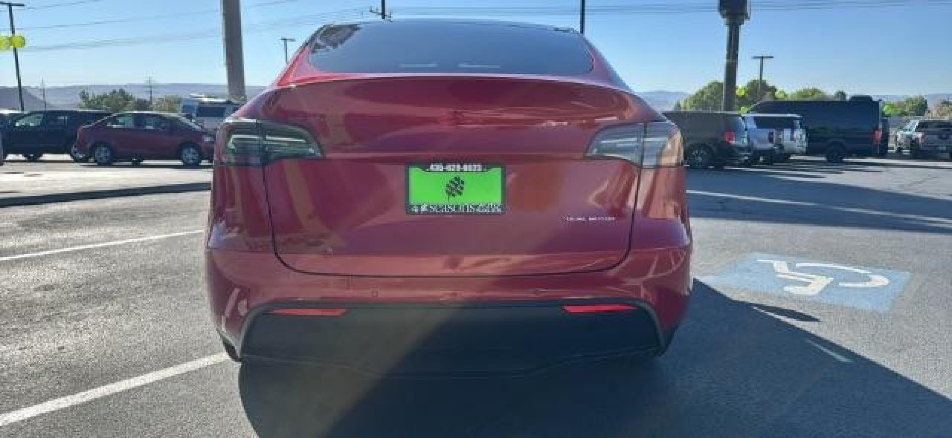 2020 Red Multi-Coat /Black Tesla Model Y Long Range Dual Motor All-Wheel Drive (5YJYGDEE0LF) , located at 1865 East Red Hills Pkwy, St. George, 84770, (435) 628-0023, 37.120850, -113.543640 - Excellent low miles Tesla Model Y Long Range, All Wheel Drive with ACCELERATION BOOST paid for ($2k upgrade) Fully transfer to the new owner. 5 Seats. It has HW3. Inside and outside in great shape. Tires are good but rims have some repaired curbrash. All our Teslas come with mobile charging kit! - Photo#5