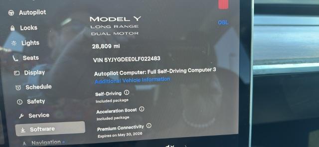 2020 Red Multi-Coat /Black Tesla Model Y Long Range Dual Motor All-Wheel Drive (5YJYGDEE0LF) , located at 1865 East Red Hills Pkwy, St. George, 84770, (435) 628-0023, 37.120850, -113.543640 - Excellent low miles Tesla Model Y Long Range, All Wheel Drive with ACCELERATION BOOST paid for ($2k upgrade) Fully transfer to the new owner. 5 Seats. It has HW3. Inside and outside in great shape. Tires are good but rims have some repaired curbrash. Dash wood trim has been painted, see pics. All - Photo#31