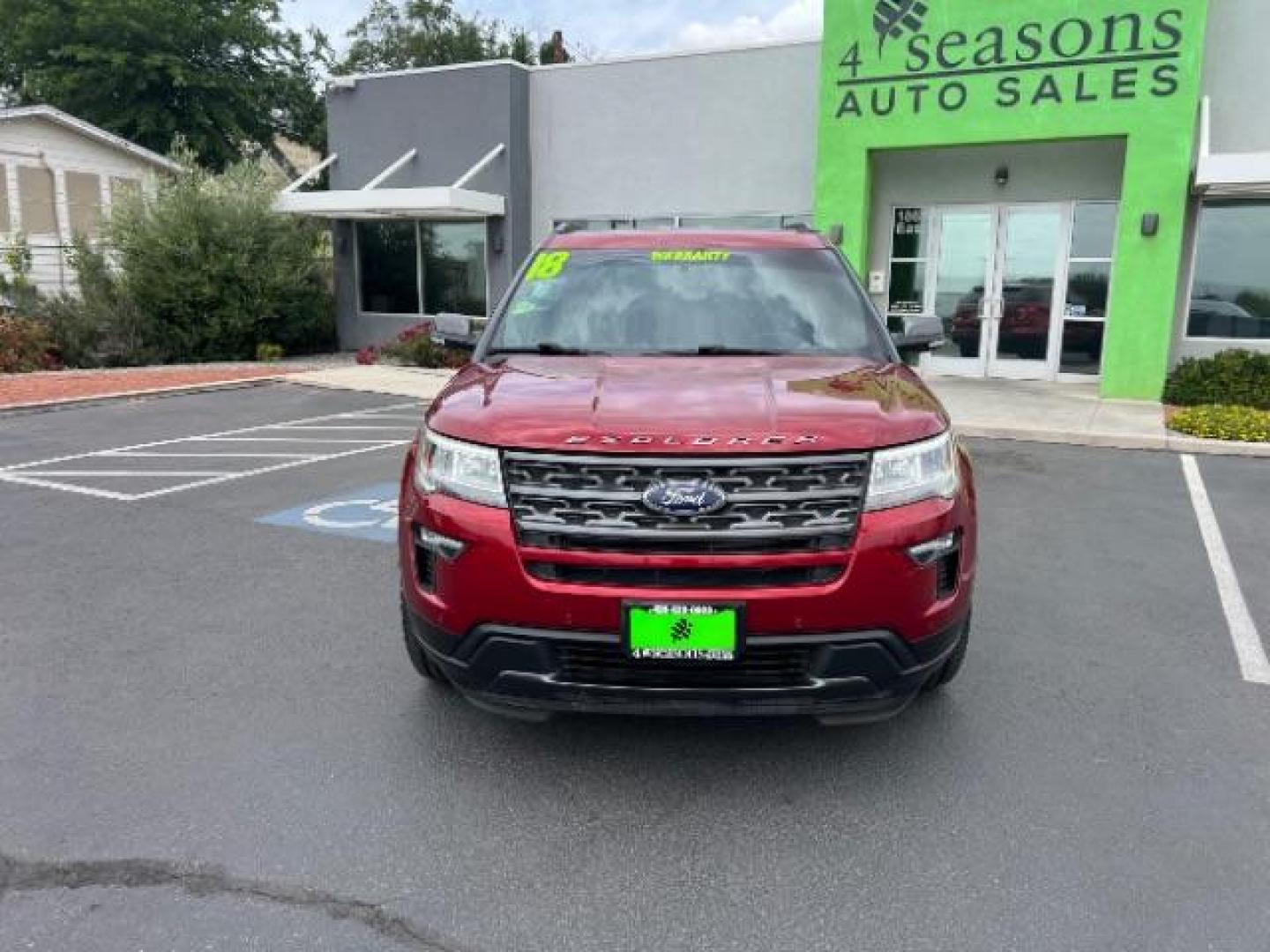 2018 Ruby Red Metallic Tinted Clearcoat /Ebony Black Ford Explorer XLT (1FM5K7D83JG) with an EcoBoost 2.3L I-4 gasoline direct injection engine, Automatic transmission, located at 1865 East Red Hills Pkwy, St. George, 84770, (435) 628-0023, 37.120850, -113.543640 - Photo#1