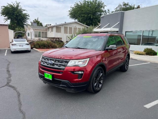 2018 Ruby Red Metallic Tinted Clearcoat /Ebony Black Ford Explorer XLT (1FM5K7D83JG) with an EcoBoost 2.3L I-4 gasoline direct injection engine, Automatic transmission, located at 1865 East Red Hills Pkwy, St. George, 84770, (435) 628-0023, 37.120850, -113.543640 - We specialize in helping ALL people get the best financing available. No matter your credit score, good, bad or none we can get you an amazing rate. Had a bankruptcy, divorce, or repossessions? We give you the green light to get your credit back on the road. Low down and affordable payments that fit - Photo#2