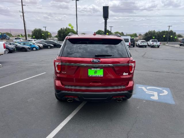 2018 Ruby Red Metallic Tinted Clearcoat /Ebony Black Ford Explorer XLT (1FM5K7D83JG) with an EcoBoost 2.3L I-4 gasoline direct injection engine, Automatic transmission, located at 1865 East Red Hills Pkwy, St. George, 84770, (435) 628-0023, 37.120850, -113.543640 - We specialize in helping ALL people get the best financing available. No matter your credit score, good, bad or none we can get you an amazing rate. Had a bankruptcy, divorce, or repossessions? We give you the green light to get your credit back on the road. Low down and affordable payments that fit - Photo#5