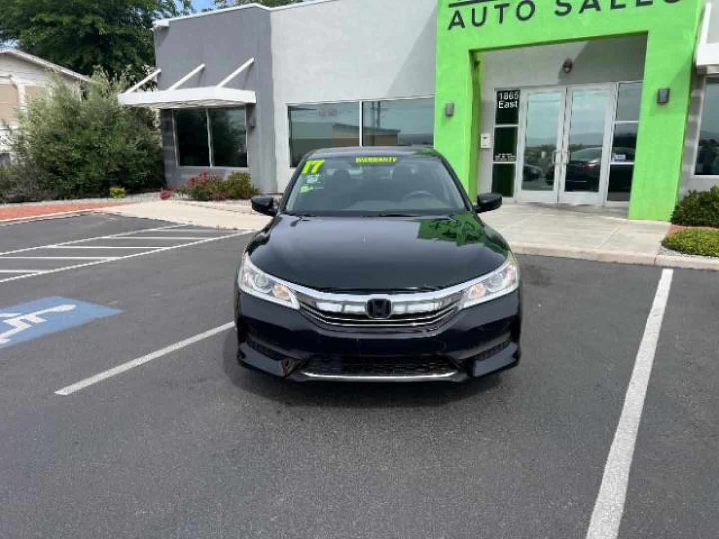 2017 Crystal Black Pearl /Black Honda Accord LX (1HGCR2F32HA) with an 2.4L I-4 gasoline direct injection engine, Automatic transmission, located at 1865 East Red Hills Pkwy, St. George, 84770, (435) 628-0023, 37.120850, -113.543640- Photo#1